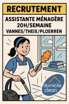 📢 Domicile Clean Vannes recrute !