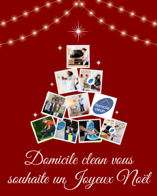 🎄 Joyeux Noël de la part de Domicile Clean ! 🎄